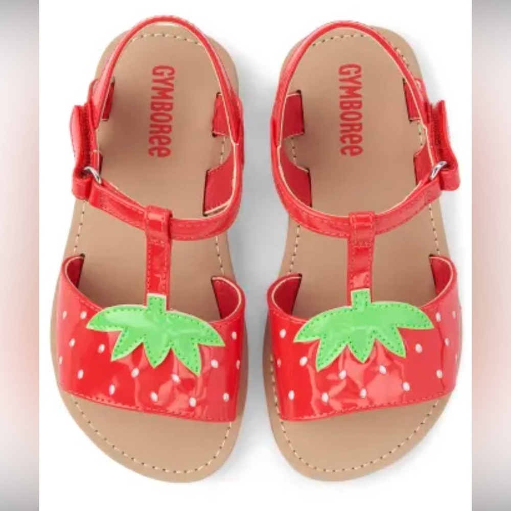 Gymboree. Strawberry shoes. Size 7. EUC